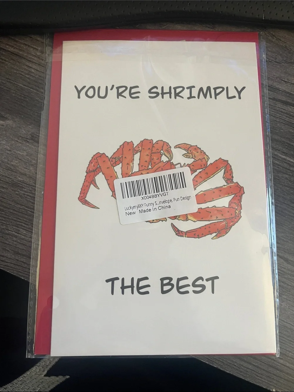 You’re Shrimply the Best Greeting Card - New in Package